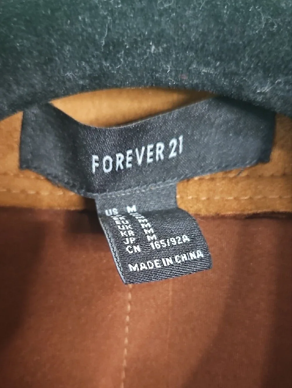 Forever 21 Womens Suede Long Trench Coat in Brown - Picture 2 of 9